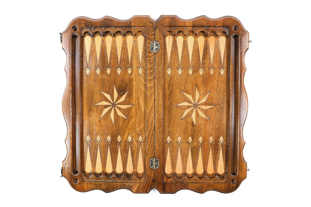 Octagram Backgammon Set with Contour Outline, 60 cm – photo 8