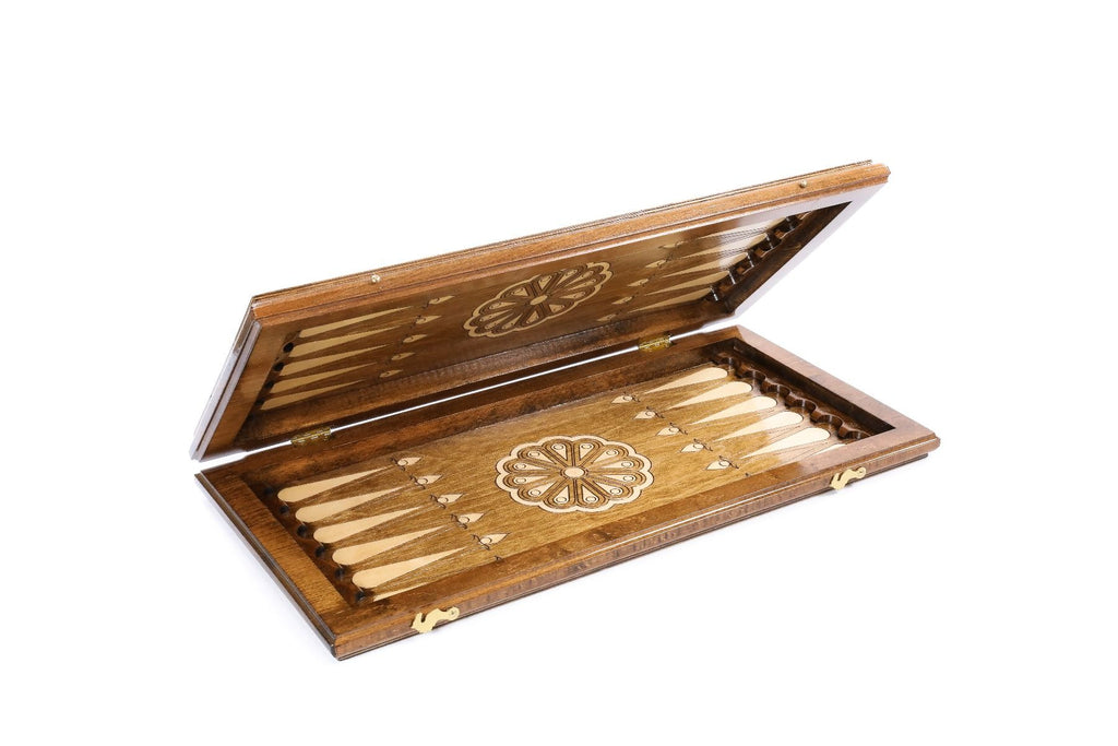 Classic Ornamental Motif Backgammon Set, 60 cm – photo 2