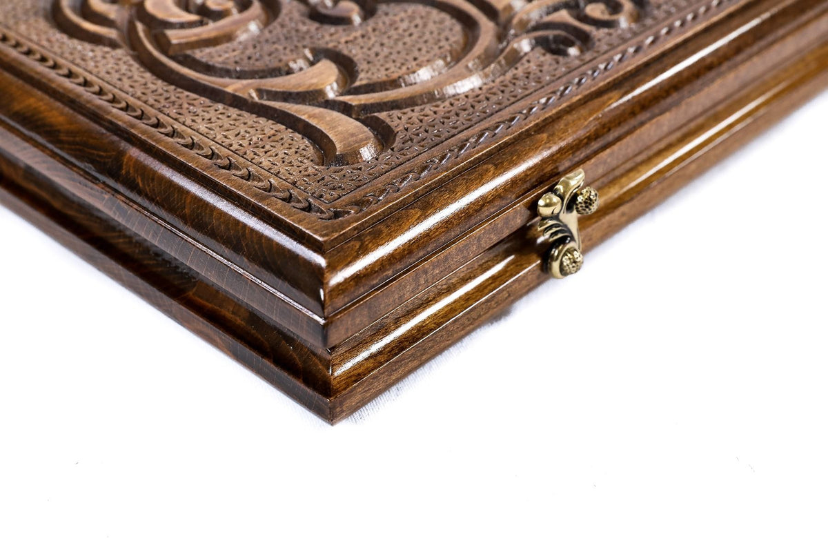 Juego de backgammon clásico con caballo, 60 cm – foto 6