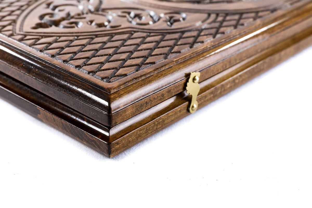 Klassisches Backgammon-Set mit Adler, 60 cm – Modell 11542 – Foto 6