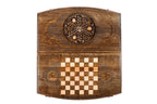 Pomegranate & Grapes Backgammon Set, Arch-Style Outline, 60 cm – photo 7