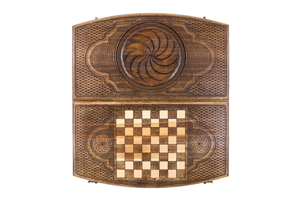 Eternity Backgammon Set with Arch-Style Outline, 60 cm – photo 8