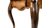 Varnished Chess Table, Engraved Border & Contour Outline, 60 cm – photo 10