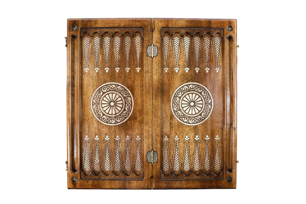 Eternity Backgammon Set with Inlay & Braid Motif, 60 cm – photo 10