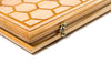 Epoxy Beehives Backgammon Two-Sided Classic - HrachyaOhanyan Co