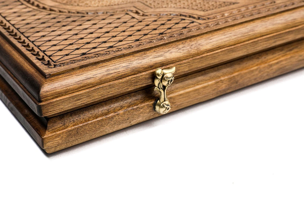 Classic Walnut Eternity Backgammon Set, 60 cm – photo 9