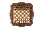 Luxury Chess Table with Ornamental Weave & Carved Legs, 60 cm – photo 10