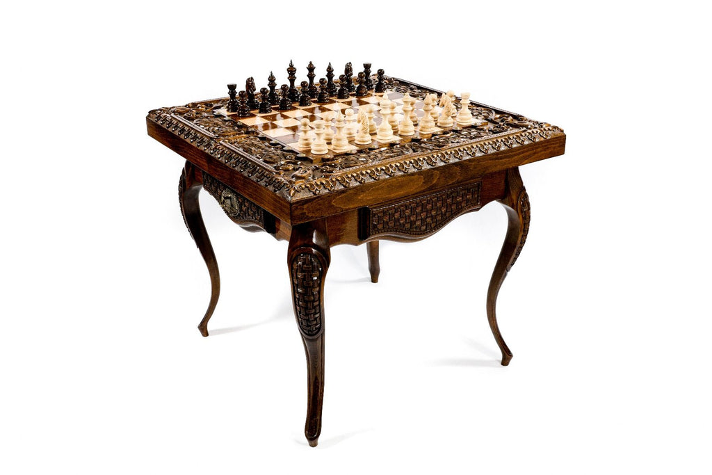 Luxury Chess & Backgammon Table, 60 cm – photo 2