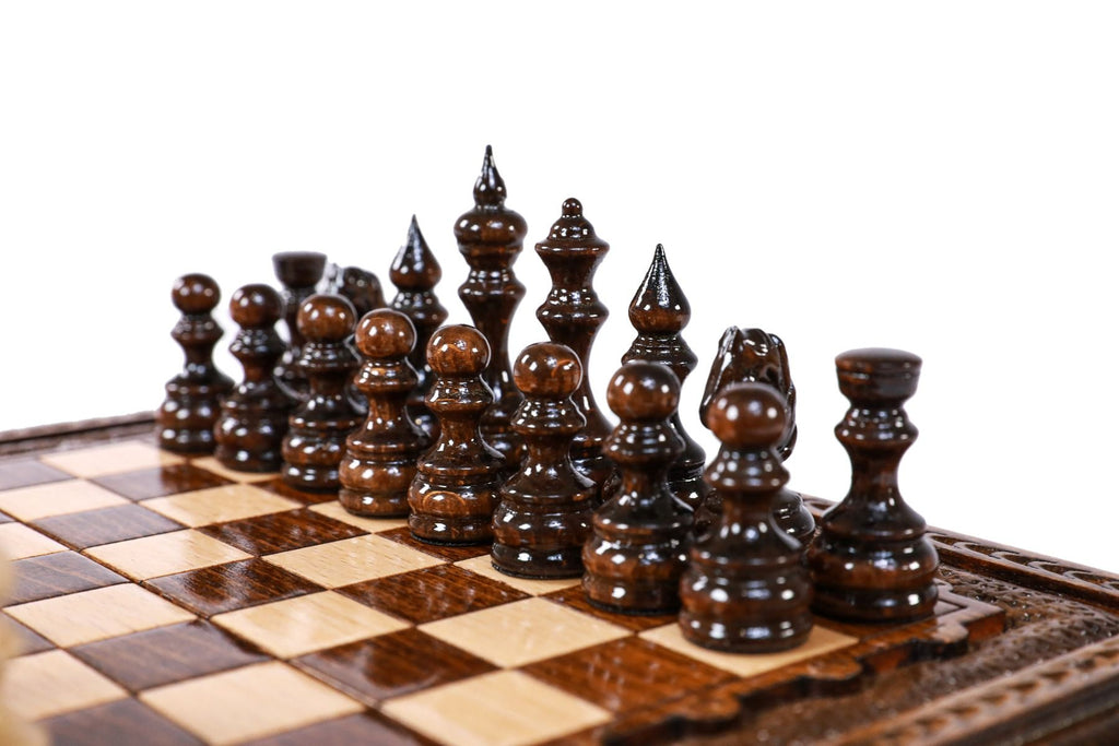 Mini Wooden Chess Set for Kids, 24 cm – photo 10