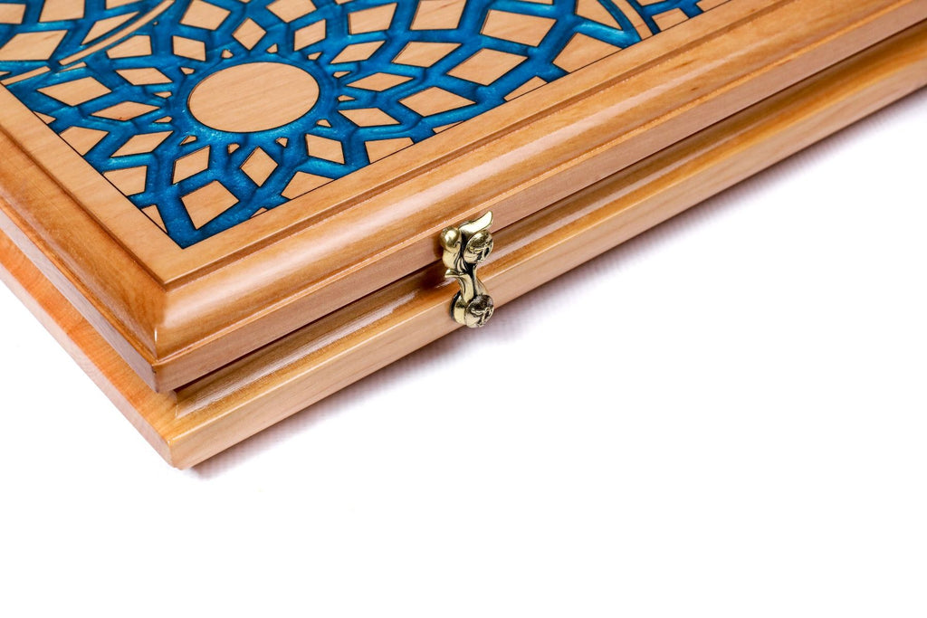 Ornamental - Epoxy Backgammon Two-Sided Classic - HrachyaOhanyan Co
