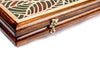 Epoxy Leaves Backgammon Two-Sided Classic - HrachyaOhanyan Co