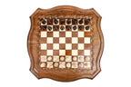 Wooden Chess Table with Drawers, 60 cm – photo 10
