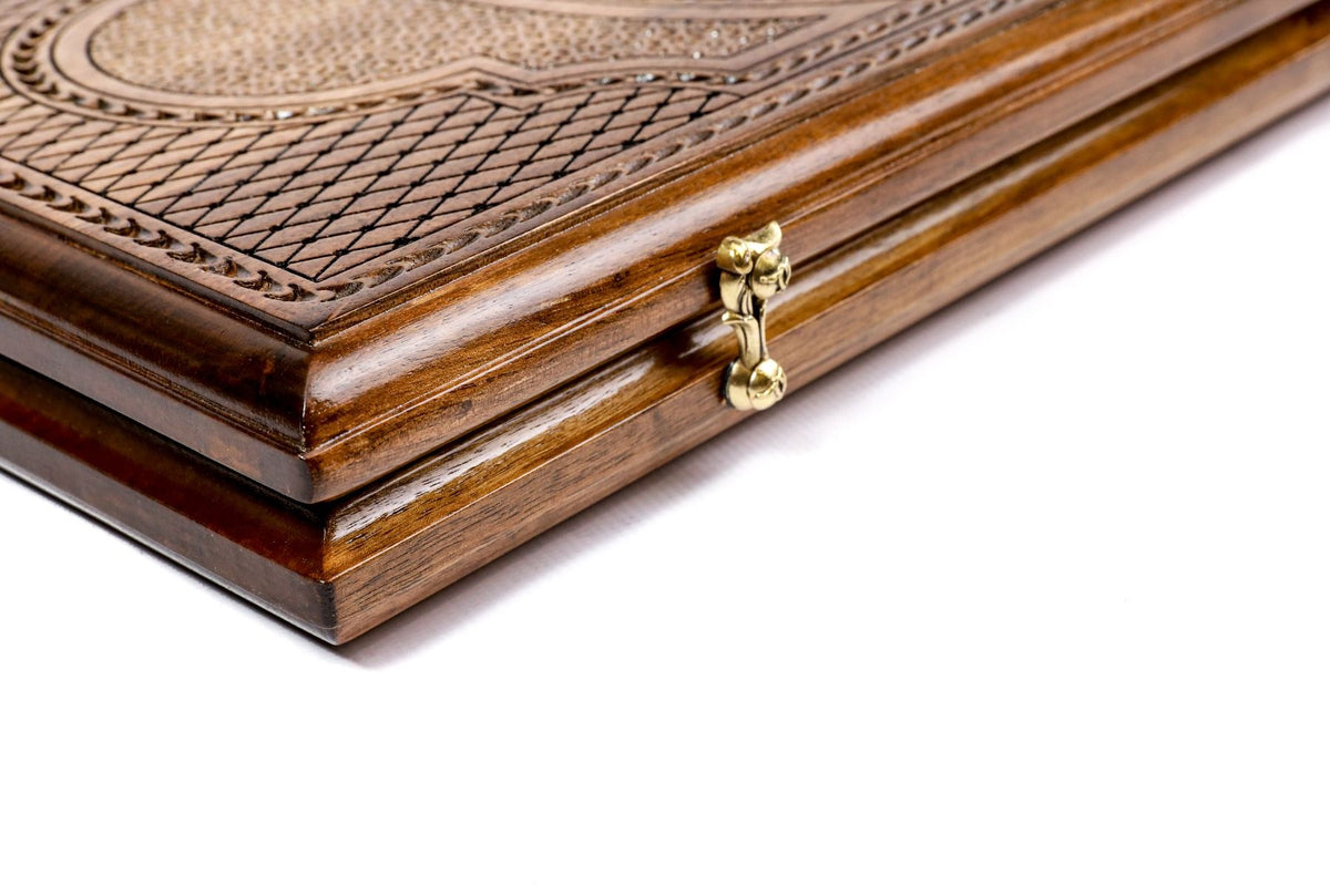 Pomegranate Tree-Epoxy Backgammon Classic - HrachyaOhanyan Co