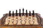Chess-backgammon with copyrighted contour outline - HrachyaOhanyan Co