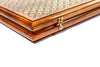 Braid Pattern- Epoxy Backgammon Two-Sided Classic - HrachyaOhanyan Co