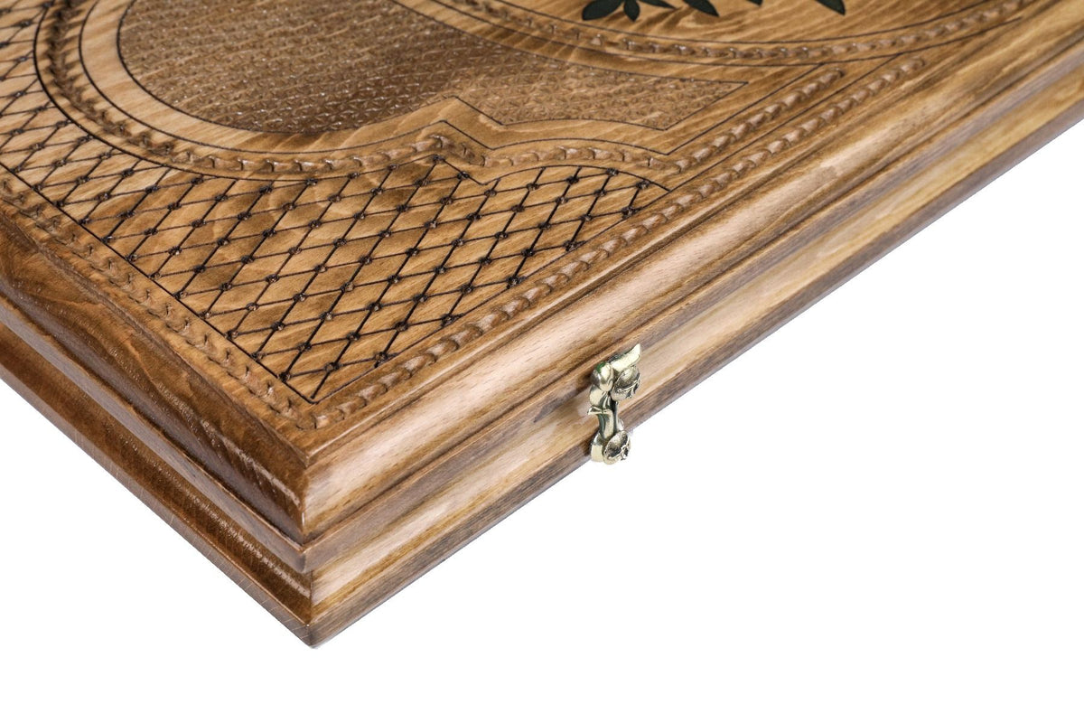 Epoxy Pomegranate Tree Backgammon Set, 60 cm – photo 9