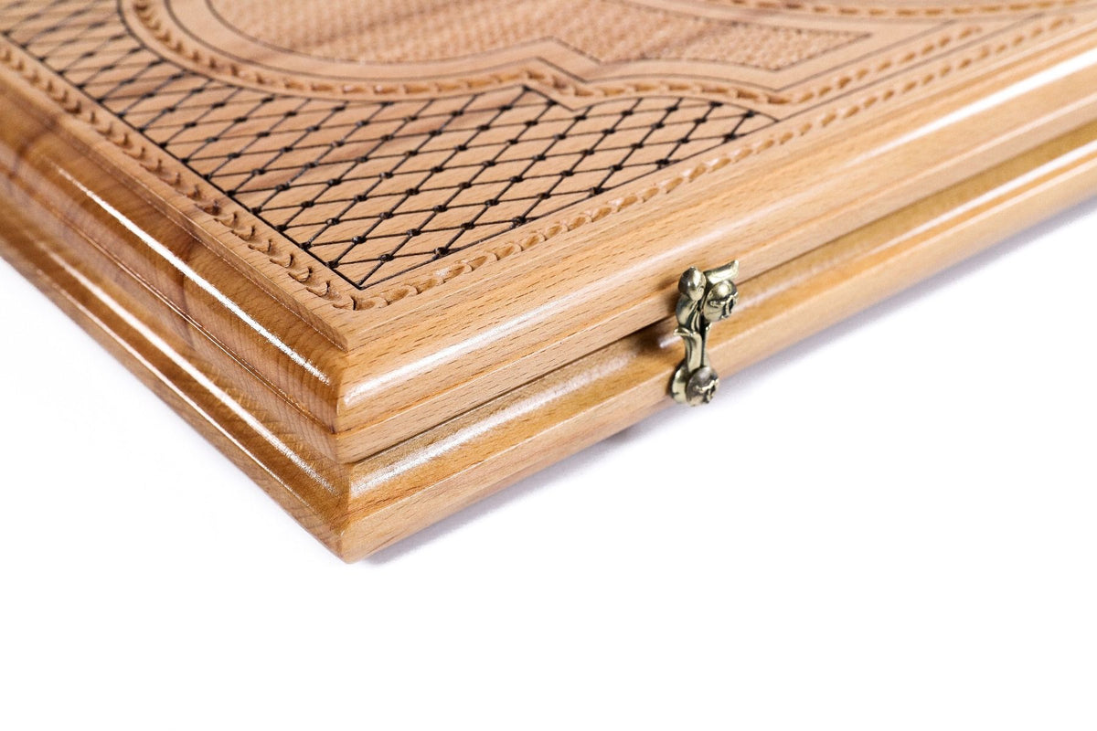 Klassisches Backgammon-Set mit Granatapfelbaum, 60 cm – Modell 11501red – Foto 9