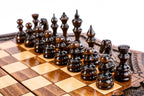 Star-Shaped Wooden Chess Set, 30 cm – photo 11