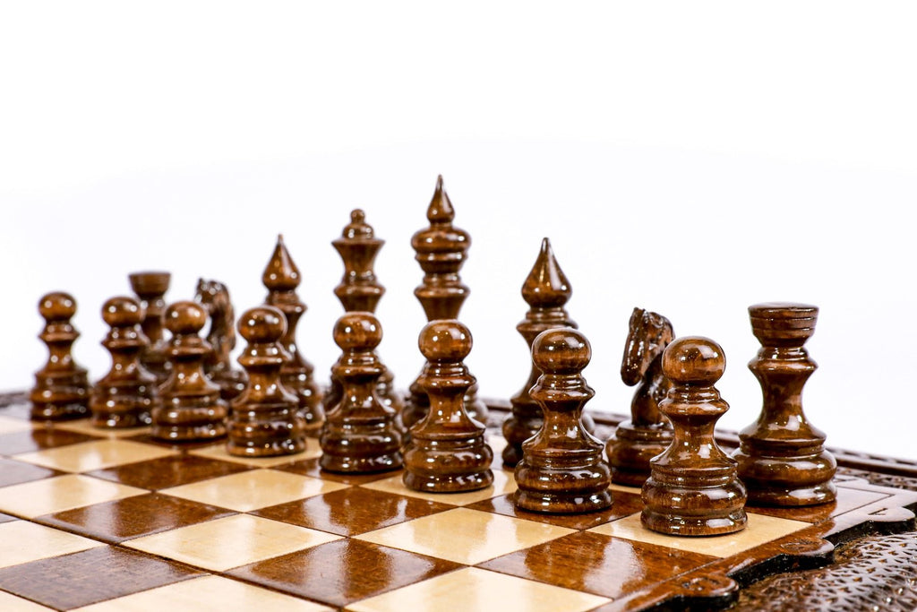 Chess Set with Contour Outline, 40 cm – photo 11