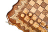 Chess-backgammon with copyrighted contour outline - HrachyaOhanyan Co