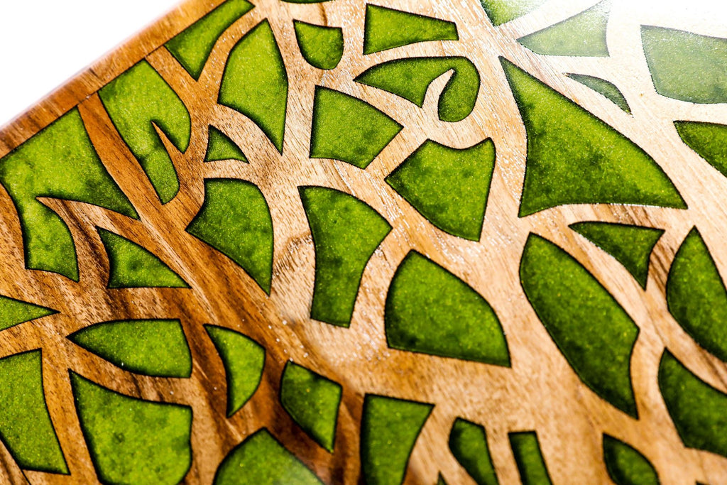 Epoxy Trees Backgammon Two-Sided Classic - HrachyaOhanyan Co