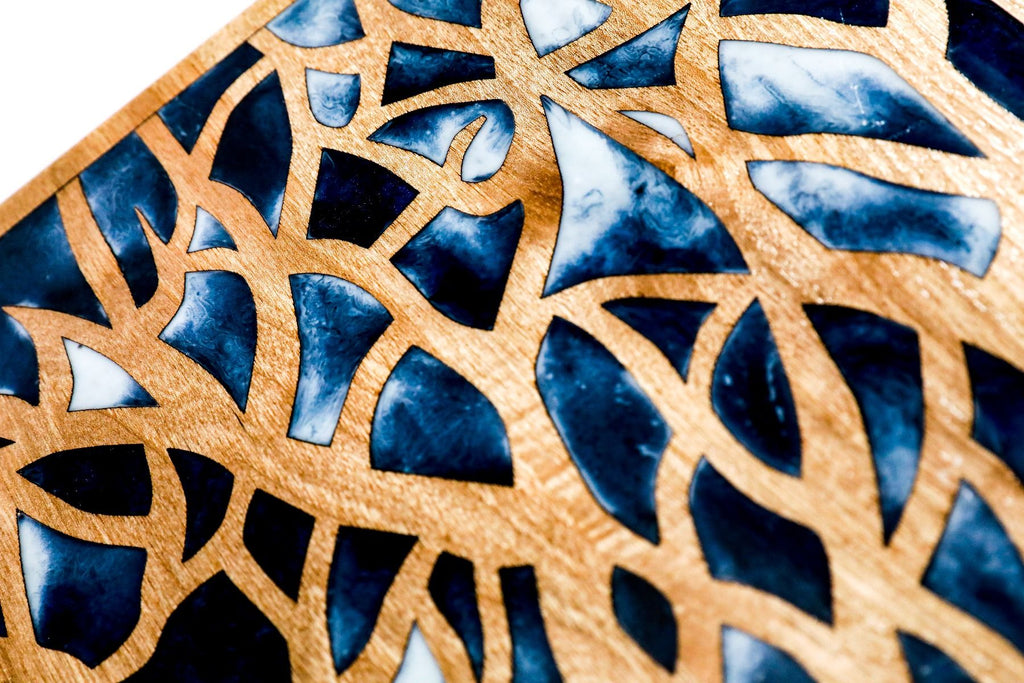 Epoxy Trees Backgammon Two-Sided Classic - HrachyaOhanyan Co