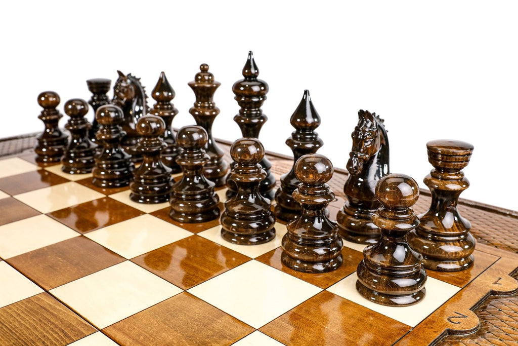 Large Wooden Classic Chess Set, 100 cm – photo 11