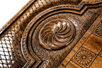 Classic Walnut Ornamental Backgammon Set, 60 cm – photo 10