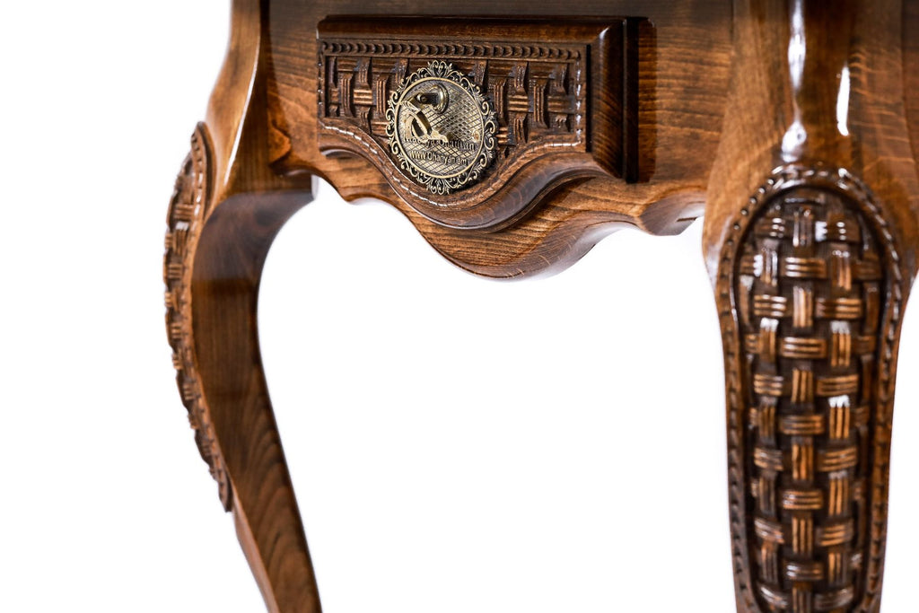Chess Table with Bronze Details, 60 cm – photo 11