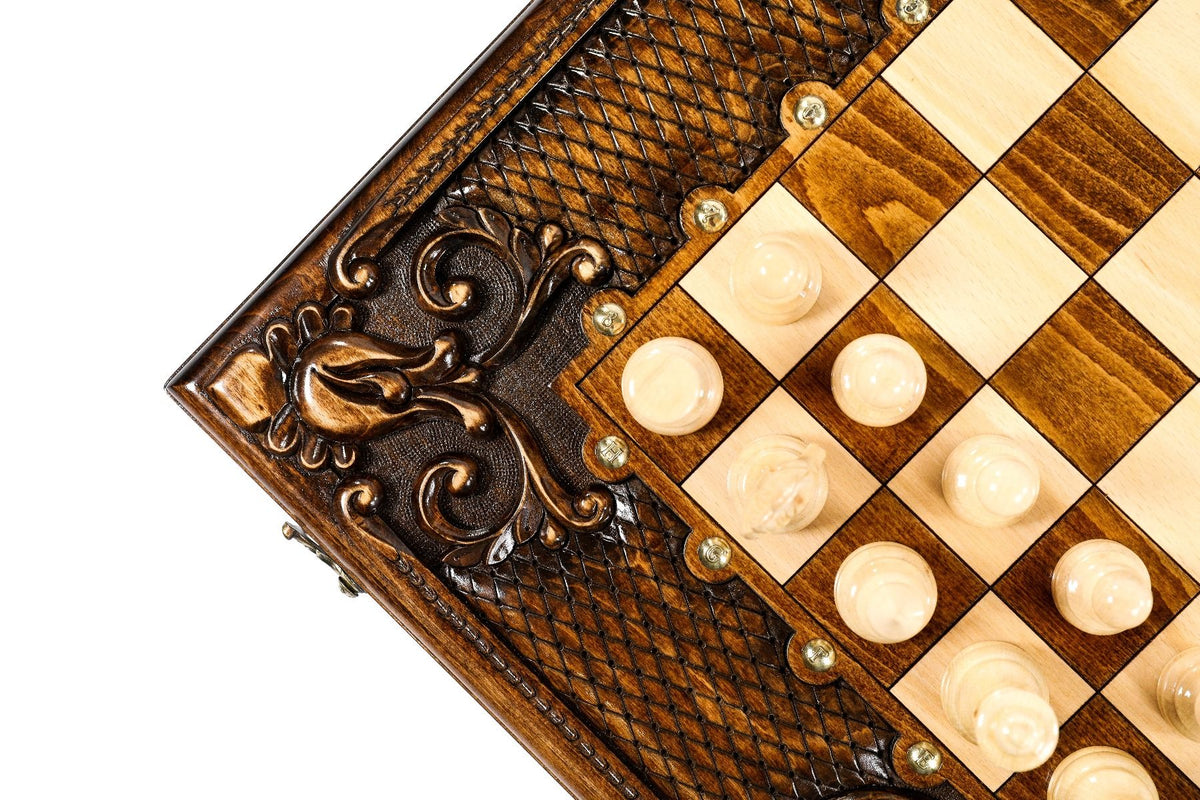 Chess-Backgammon Classic Eternity With Patterns - HrachyaOhanyan Co