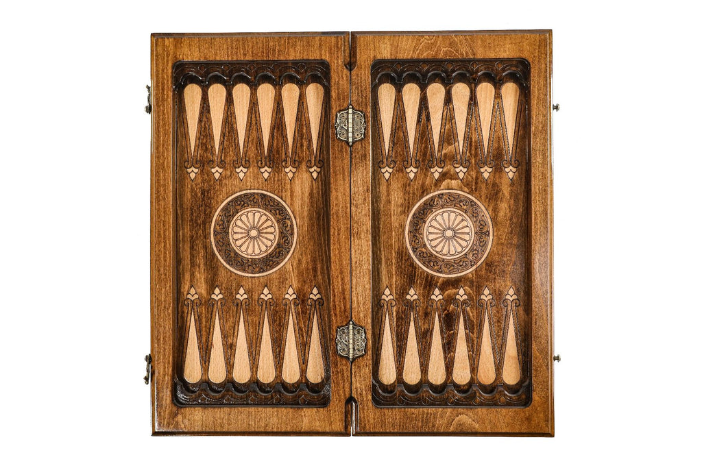 Chess-Backgammon With An Ornamental Braid Pattern Classic - HrachyaOhanyan Co