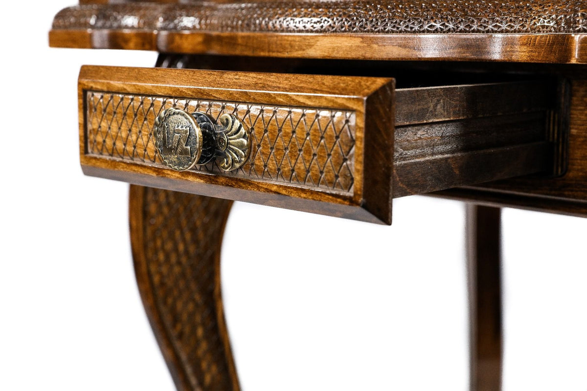 Mesa de ajedrez ornamental con cajones, 60 cm – foto 14