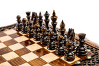 Chess-Backgammon With Braid-Pattern With Copyrighted Mount Ararat Outline - HrachyaOhanyan Co