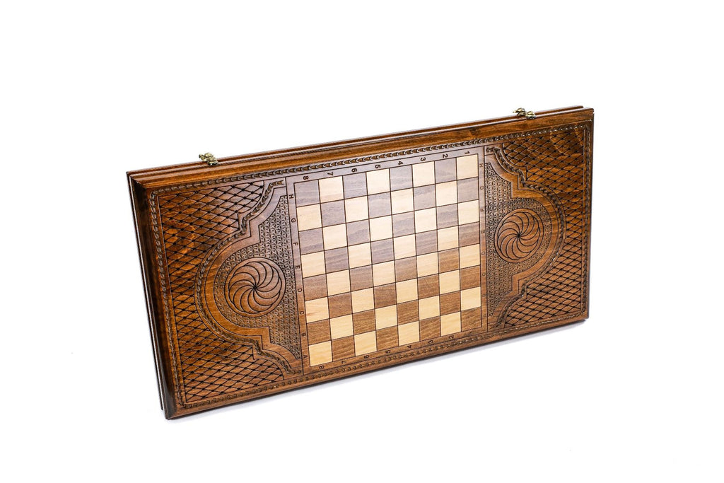 Classic Pomegranate Tree Backgammon Set, 60 cm – photo 4