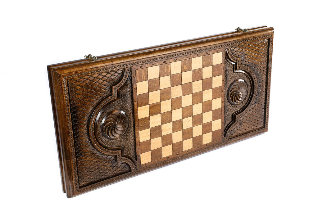 Classic Pomegranate & Grapes Backgammon Set, 60 cm – photo 4