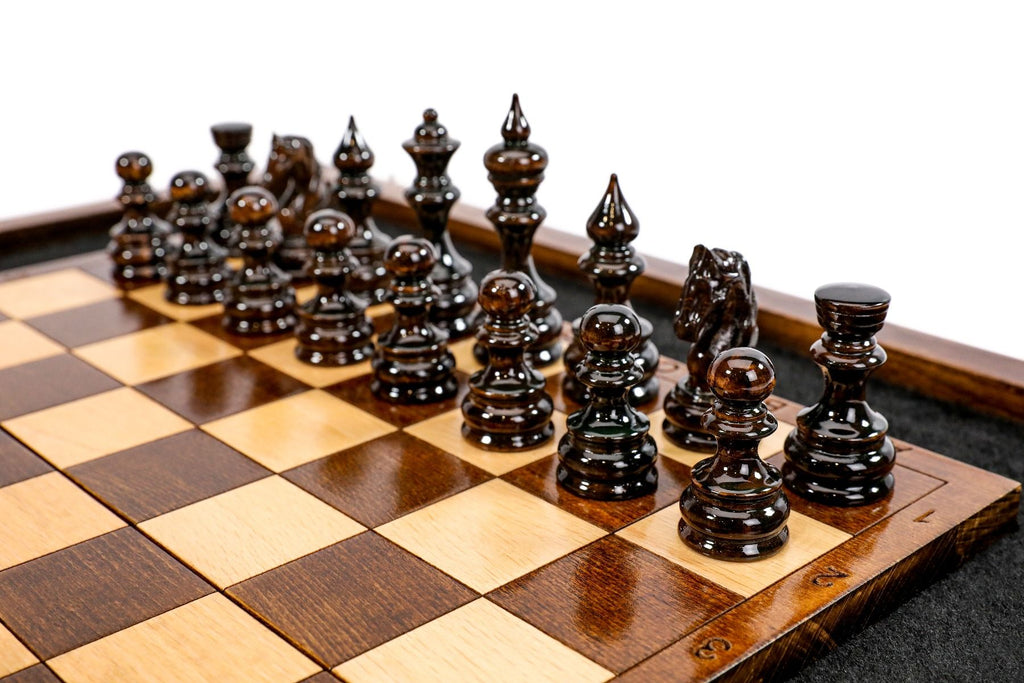 Eternity Sign Wooden Chess Set, 60 cm – photo 12