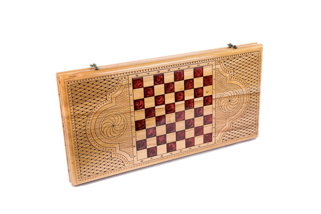 Classic Pomegranate Tree Backgammon Set, 60 cm – photo 5