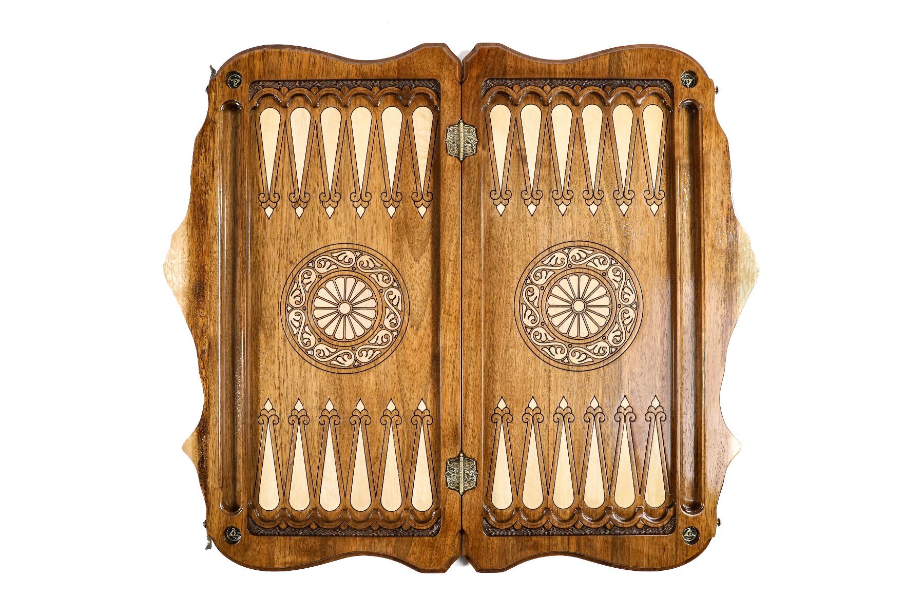 Etchmiadzin Backgammon With Copyrighted Mount Ararat Outline - HrachyaOhanyan Co