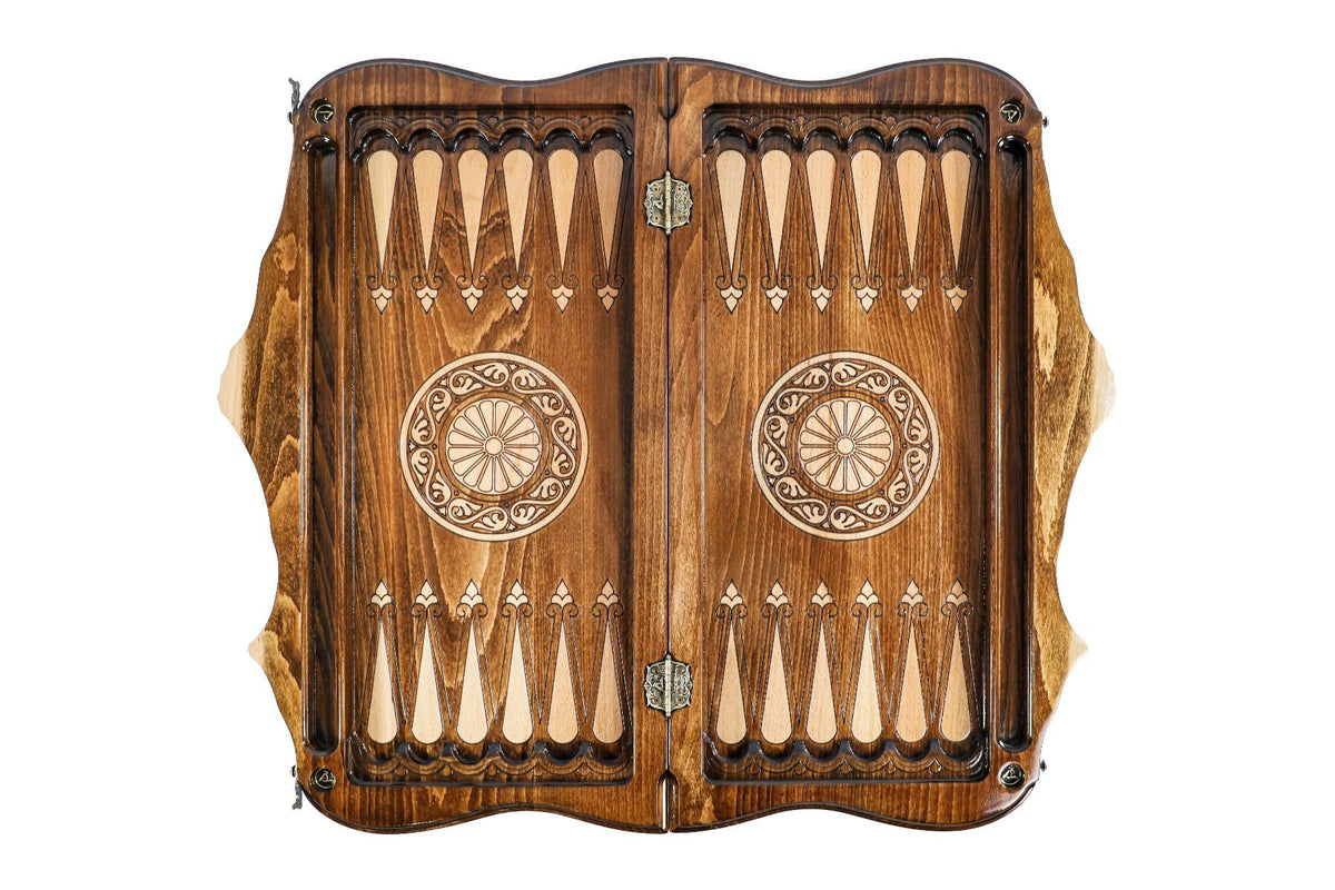 Chess-Backgammon With Copyrighted Mount Ararat Outline - HrachyaOhanyan Co