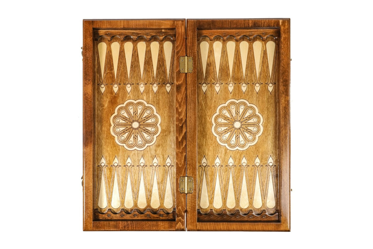 Classic Ornamental Motif Backgammon Set, 50 cm – photo 12