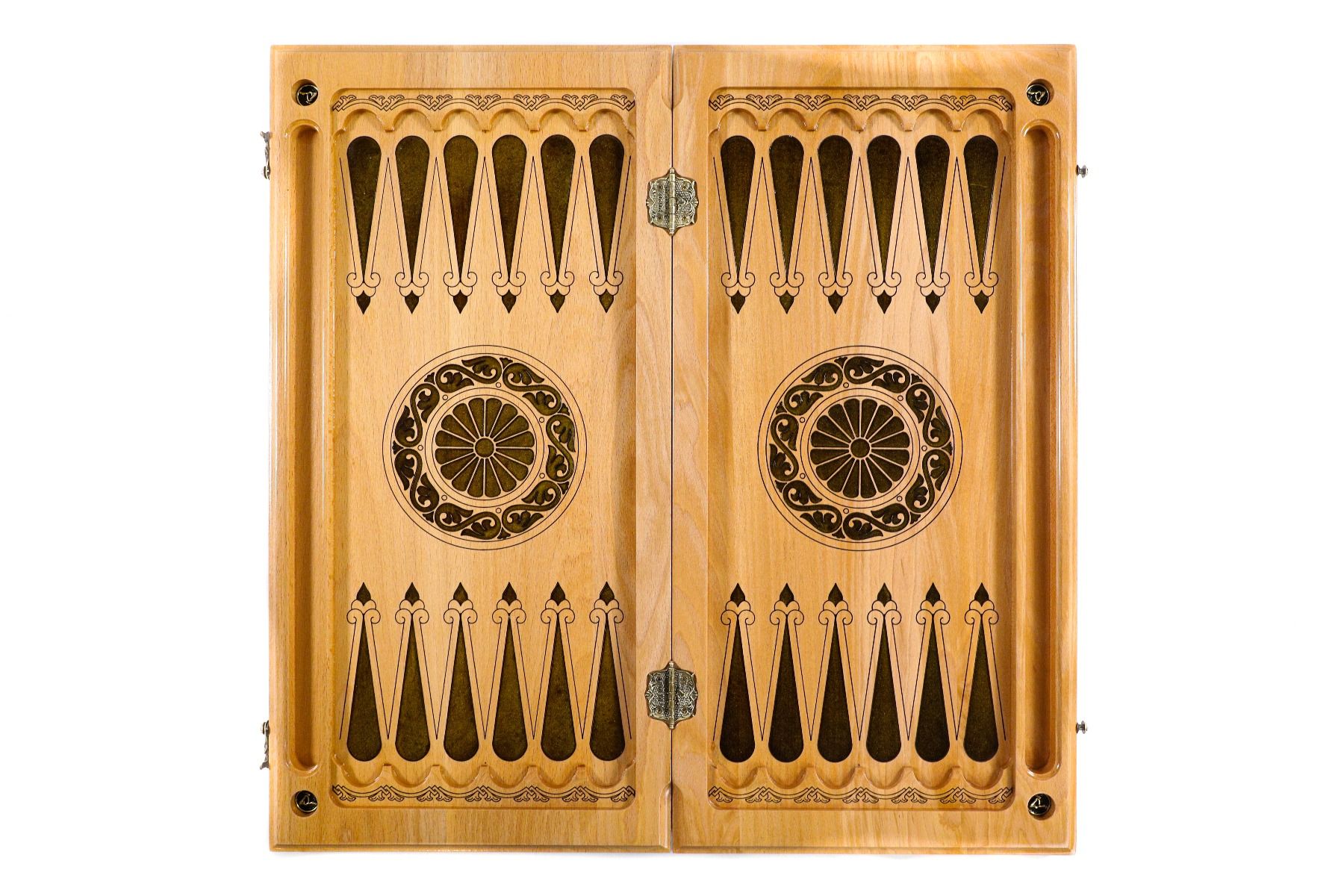 Epoxy Beehives Backgammon Two-Sided Classic - HrachyaOhanyan Co