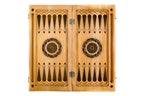Epoxy Beehives Backgammon Two-Sided Classic - HrachyaOhanyan Co