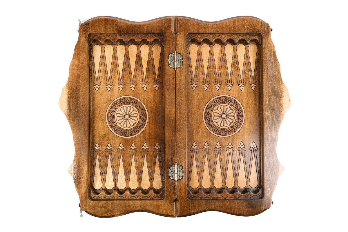 Chess-Backgammon With Copyrighted Mount Ararat Outline - HrachyaOhanyan Co
