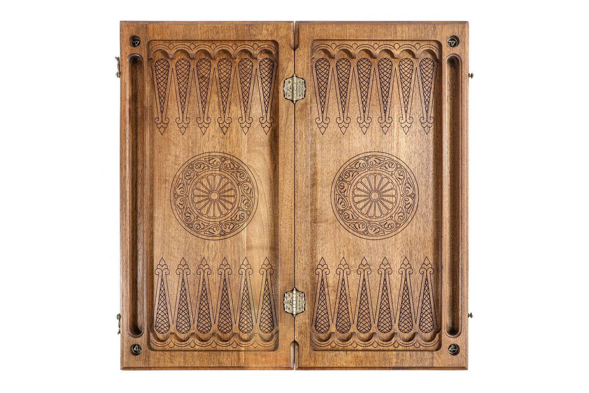 Classic Walnut Eternity Backgammon Set, 60 cm – photo 12