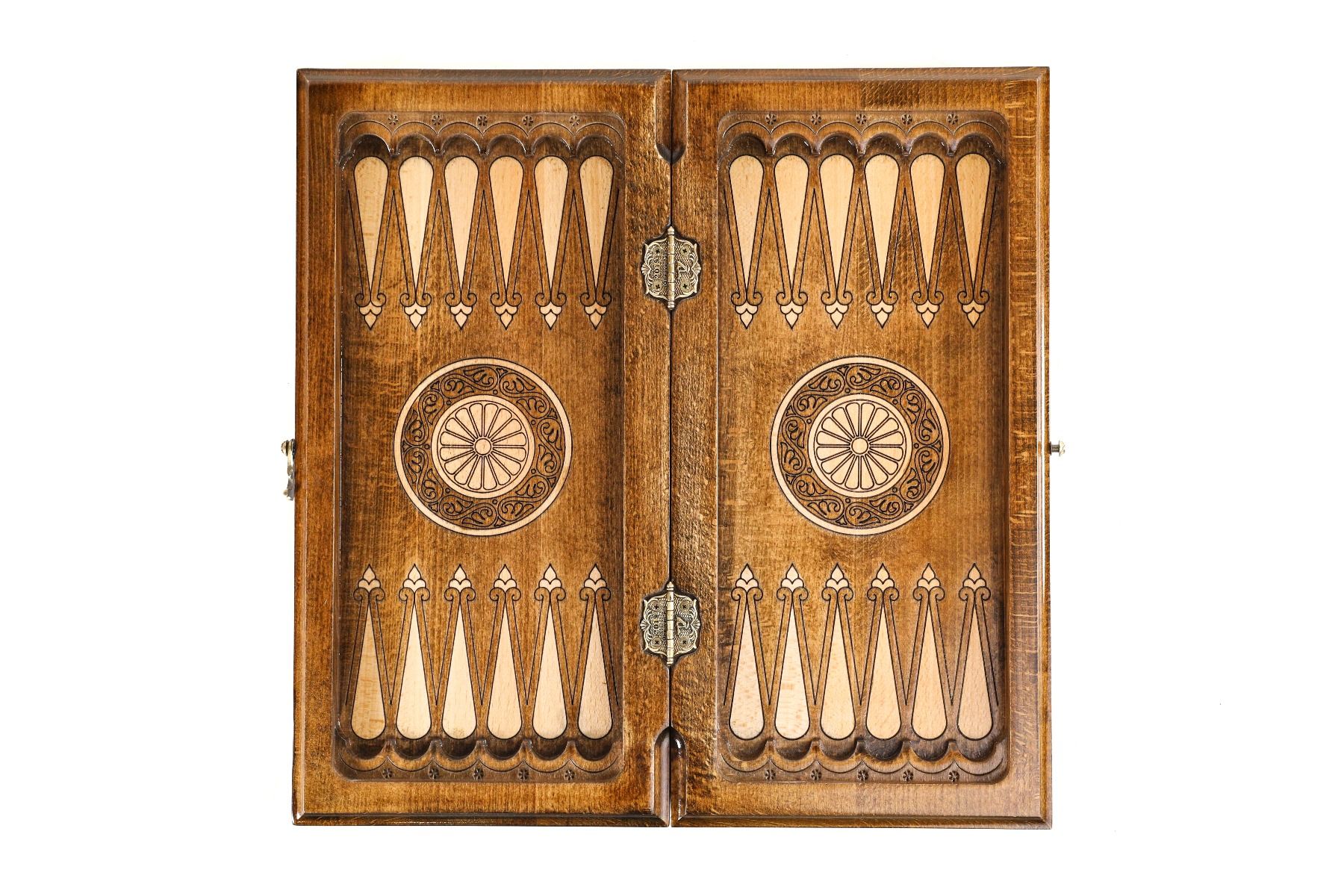 Chess-Backgammon With An Ornamental Braid Pattern Classic - HrachyaOhanyan Co