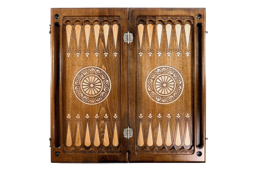 Eternity Sign Backgammon Set with Bronze Details, 60 cm – photo 12