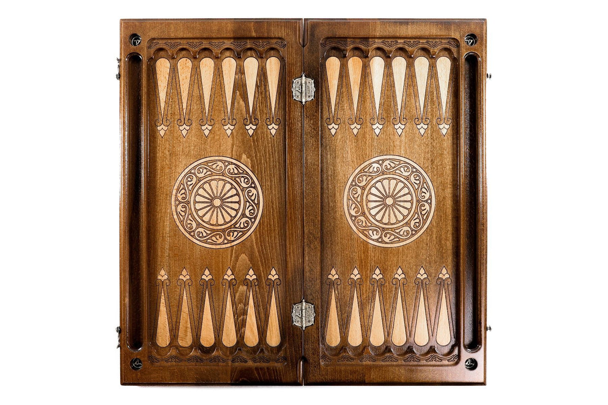Eternity Sign Backgammon Set with Bronze Details, 60 cm – photo 12