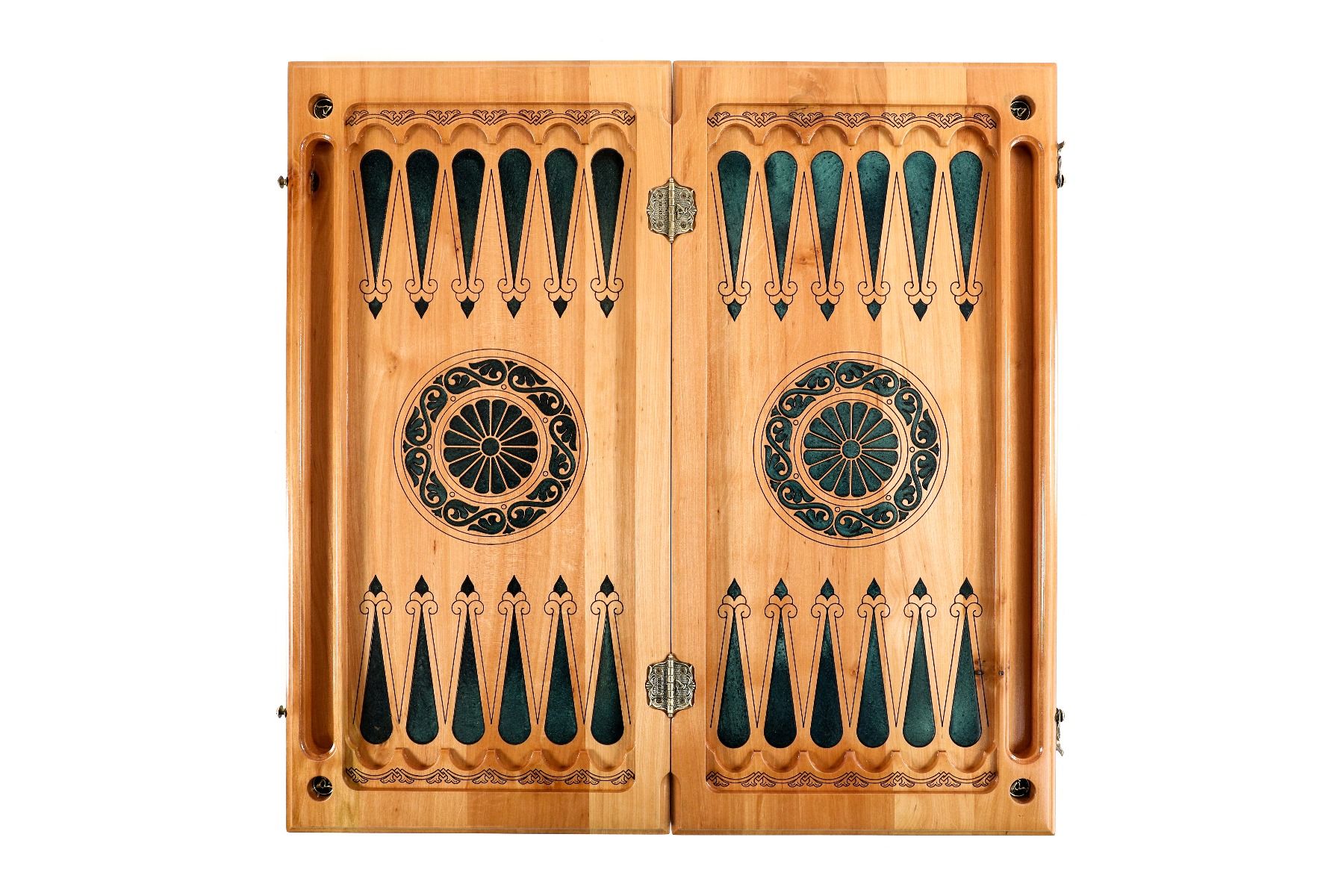 Epoxy Beehive Backgammon Two-Sided Classic - HrachyaOhanyan Co