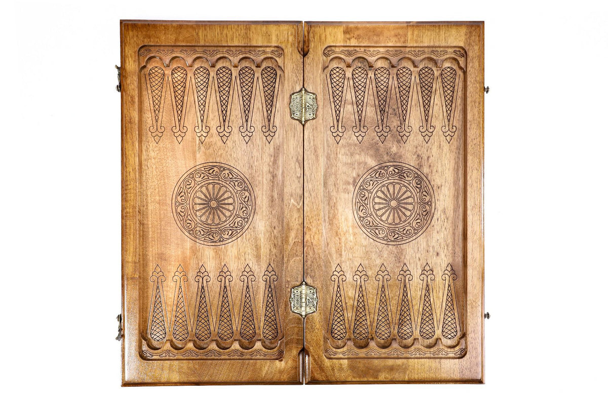 Pomegranate Tree-Epoxy Backgammon Classic - HrachyaOhanyan Co
