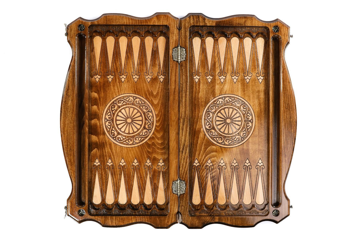 Horse Backgammon Set with Contour Outline, 60 cm – photo 12